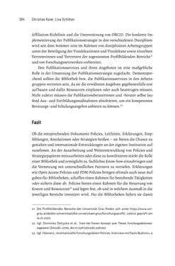 Image of the Page - 384 - in Publikationsberatung an Universitäten - Ein Praxisleitfaden zum Aufbau publikationsunterstützender Services