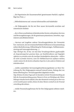 Image of the Page - 390 - in Publikationsberatung an Universitäten - Ein Praxisleitfaden zum Aufbau publikationsunterstützender Services