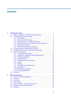 Image of the Page - XI - in Programming for Computations – Python - A Gentle Introduction to Numerical Simulations with Python