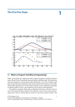 Image of the Page - 1 - in Programming for Computations – Python - A Gentle Introduction to Numerical Simulations with Python