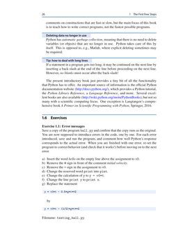 Bild der Seite - 26 - in Programming for Computations – Python - A Gentle Introduction to Numerical Simulations with Python