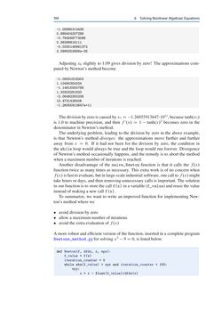 Image of the Page - 194 - in Programming for Computations – Python - A Gentle Introduction to Numerical Simulations with Python