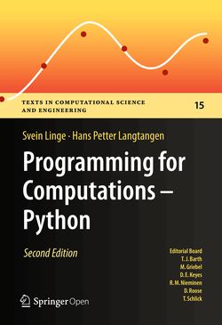 Image of the Page - (000001) - in Programming for Computations – Python - A Gentle Introduction to Numerical Simulations with Python 3.6, Volume Second Edition