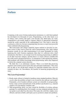 Image of the Page - VII - in Programming for Computations – Python - A Gentle Introduction to Numerical Simulations with Python 3.6, Volume Second Edition