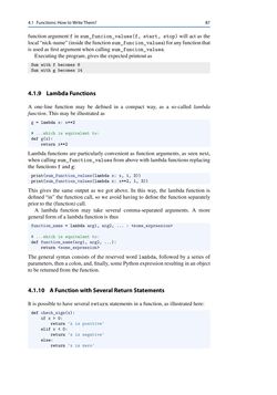 Image of the Page - 87 - in Programming for Computations – Python - A Gentle Introduction to Numerical Simulations with Python 3.6, Volume Second Edition