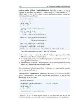 Image of the Page - 140 - in Programming for Computations – Python - A Gentle Introduction to Numerical Simulations with Python 3.6, Volume Second Edition