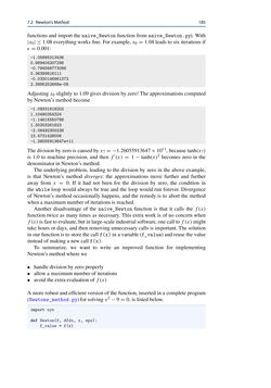 Image of the Page - 185 - in Programming for Computations – Python - A Gentle Introduction to Numerical Simulations with Python 3.6, Volume Second Edition