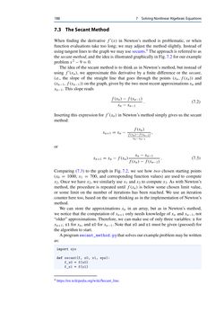 Image of the Page - 188 - in Programming for Computations – Python - A Gentle Introduction to Numerical Simulations with Python 3.6, Volume Second Edition