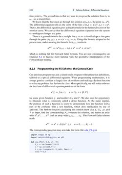 Image of the Page - 220 - in Programming for Computations – Python - A Gentle Introduction to Numerical Simulations with Python 3.6, Volume Second Edition