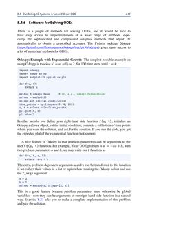 Image of the Page - 249 - in Programming for Computations – Python - A Gentle Introduction to Numerical Simulations with Python 3.6, Volume Second Edition
