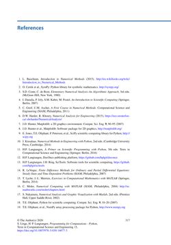 Image of the Page - 317 - in Programming for Computations – Python - A Gentle Introduction to Numerical Simulations with Python 3.6, Volume Second Edition