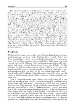 Image of the Page - 19 - in Rebels without a cause? - ‘Criminals’ and fascism in The Authoritarian Personality