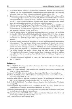 Image of the Page - 22 - in Rebels without a cause? - ‘Criminals’ and fascism in The Authoritarian Personality