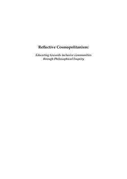 Image of the Page - (000001) - in Reflective Cosmopolitanism - Educating towards inclusive communities through Philosophical Enquiry