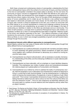 Image of the Page - 15 - in Reflective Cosmopolitanism - Educating towards inclusive communities through Philosophical Enquiry