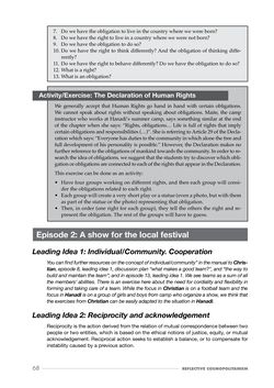 Bild der Seite - 68 - in Reflective Cosmopolitanism - Educating towards inclusive communities through Philosophical Enquiry