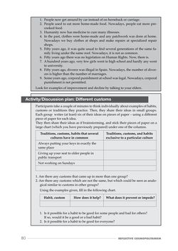 Bild der Seite - 80 - in Reflective Cosmopolitanism - Educating towards inclusive communities through Philosophical Enquiry