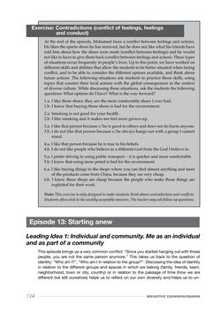 Image of the Page - 124 - in Reflective Cosmopolitanism - Educating towards inclusive communities through Philosophical Enquiry