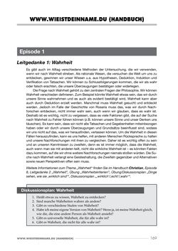 Image of the Page - 169 - in Reflexiver Kosmopolitanismus - Entwicklung einer Forschungsgemeinschaft durch den philosophischen Dialog
