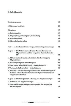 Image of the Page - 11 - in Regularisierungen irregulär aufhältiger Migrantinnen und Migranten - Deutschland, Österreich und Spanien im Rechtsvergleich