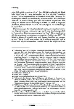 Bild der Seite - 44 - in Regularisierungen irregulär aufhältiger Migrantinnen und Migranten - Deutschland, Österreich und Spanien im Rechtsvergleich