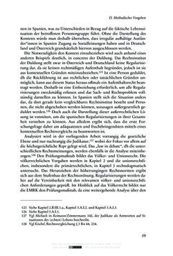 Bild der Seite - 59 - in Regularisierungen irregulär aufhältiger Migrantinnen und Migranten - Deutschland, Österreich und Spanien im Rechtsvergleich