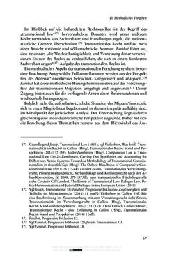 Image of the Page - 67 - in Regularisierungen irregulär aufhältiger Migrantinnen und Migranten - Deutschland, Österreich und Spanien im Rechtsvergleich