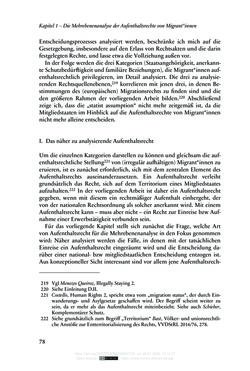 Image of the Page - 78 - in Regularisierungen irregulär aufhältiger Migrantinnen und Migranten - Deutschland, Österreich und Spanien im Rechtsvergleich