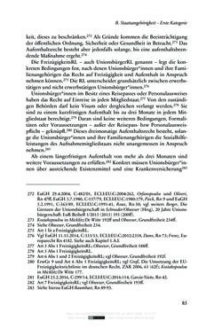 Bild der Seite - 85 - in Regularisierungen irregulär aufhältiger Migrantinnen und Migranten - Deutschland, Österreich und Spanien im Rechtsvergleich