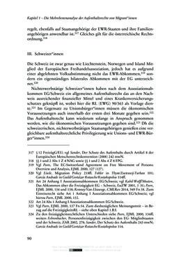 Image of the Page - 90 - in Regularisierungen irregulär aufhältiger Migrantinnen und Migranten - Deutschland, Österreich und Spanien im Rechtsvergleich