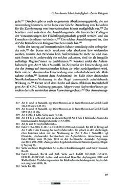 Bild der Seite - 97 - in Regularisierungen irregulär aufhältiger Migrantinnen und Migranten - Deutschland, Österreich und Spanien im Rechtsvergleich