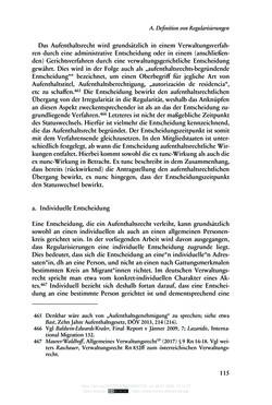 Bild der Seite - 115 - in Regularisierungen irregulär aufhältiger Migrantinnen und Migranten - Deutschland, Österreich und Spanien im Rechtsvergleich