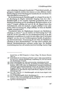 Bild der Seite - 147 - in Regularisierungen irregulär aufhältiger Migrantinnen und Migranten - Deutschland, Österreich und Spanien im Rechtsvergleich