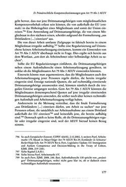 Bild der Seite - 177 - in Regularisierungen irregulär aufhältiger Migrantinnen und Migranten - Deutschland, Österreich und Spanien im Rechtsvergleich