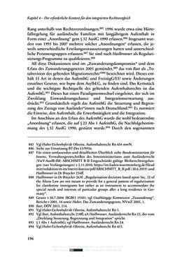 Image of the Page - 196 - in Regularisierungen irregulär aufhältiger Migrantinnen und Migranten - Deutschland, Österreich und Spanien im Rechtsvergleich