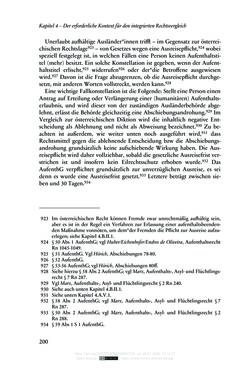 Image of the Page - 200 - in Regularisierungen irregulär aufhältiger Migrantinnen und Migranten - Deutschland, Österreich und Spanien im Rechtsvergleich