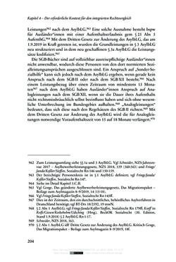 Bild der Seite - 204 - in Regularisierungen irregulär aufhältiger Migrantinnen und Migranten - Deutschland, Österreich und Spanien im Rechtsvergleich