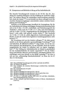 Bild der Seite - 214 - in Regularisierungen irregulär aufhältiger Migrantinnen und Migranten - Deutschland, Österreich und Spanien im Rechtsvergleich