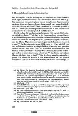 Image of the Page - 220 - in Regularisierungen irregulär aufhältiger Migrantinnen und Migranten - Deutschland, Österreich und Spanien im Rechtsvergleich
