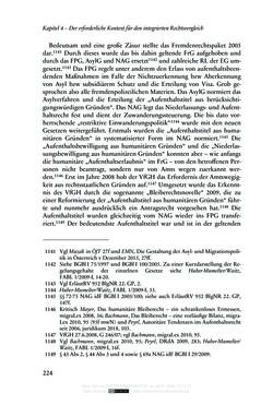Image of the Page - 224 - in Regularisierungen irregulär aufhältiger Migrantinnen und Migranten - Deutschland, Österreich und Spanien im Rechtsvergleich