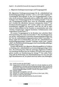 Bild der Seite - 238 - in Regularisierungen irregulär aufhältiger Migrantinnen und Migranten - Deutschland, Österreich und Spanien im Rechtsvergleich