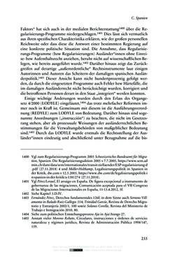 Image of the Page - 255 - in Regularisierungen irregulär aufhältiger Migrantinnen und Migranten - Deutschland, Österreich und Spanien im Rechtsvergleich