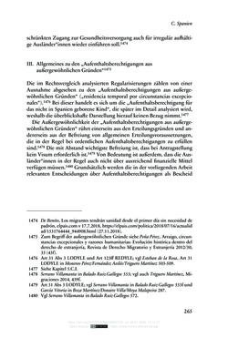 Image of the Page - 265 - in Regularisierungen irregulär aufhältiger Migrantinnen und Migranten - Deutschland, Österreich und Spanien im Rechtsvergleich
