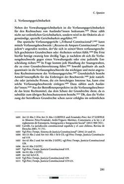 Image of the Page - 281 - in Regularisierungen irregulär aufhältiger Migrantinnen und Migranten - Deutschland, Österreich und Spanien im Rechtsvergleich