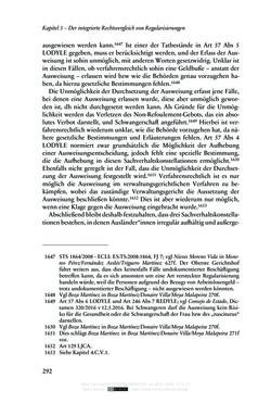 Image of the Page - 292 - in Regularisierungen irregulär aufhältiger Migrantinnen und Migranten - Deutschland, Österreich und Spanien im Rechtsvergleich