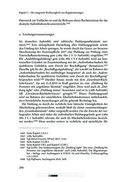 Image of the Page - 294 - in Regularisierungen irregulär aufhältiger Migrantinnen und Migranten - Deutschland, Österreich und Spanien im Rechtsvergleich