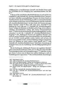 Image of the Page - 298 - in Regularisierungen irregulär aufhältiger Migrantinnen und Migranten - Deutschland, Österreich und Spanien im Rechtsvergleich