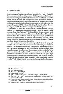 Image of the Page - 313 - in Regularisierungen irregulär aufhältiger Migrantinnen und Migranten - Deutschland, Österreich und Spanien im Rechtsvergleich