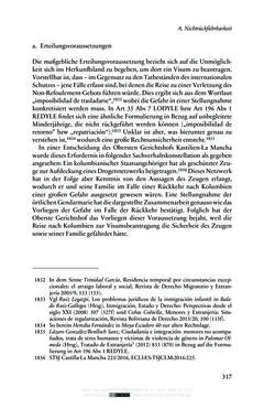 Image of the Page - 317 - in Regularisierungen irregulär aufhältiger Migrantinnen und Migranten - Deutschland, Österreich und Spanien im Rechtsvergleich