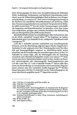 Bild der Seite - 326 - in Regularisierungen irregulär aufhältiger Migrantinnen und Migranten - Deutschland, Österreich und Spanien im Rechtsvergleich